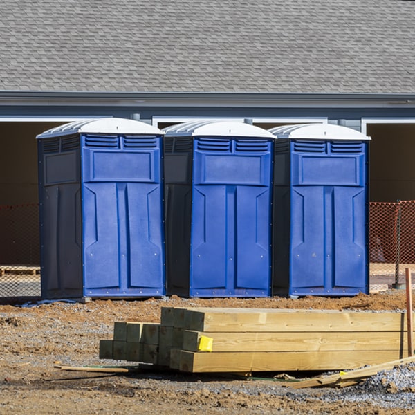 how do you ensure the porta potties are secure and safe from vandalism during an event in Legend Lake WI